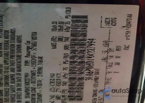 2019 Ford Fusion Se из США, поврежденный, VIN 3FA6P0HD1KR227994